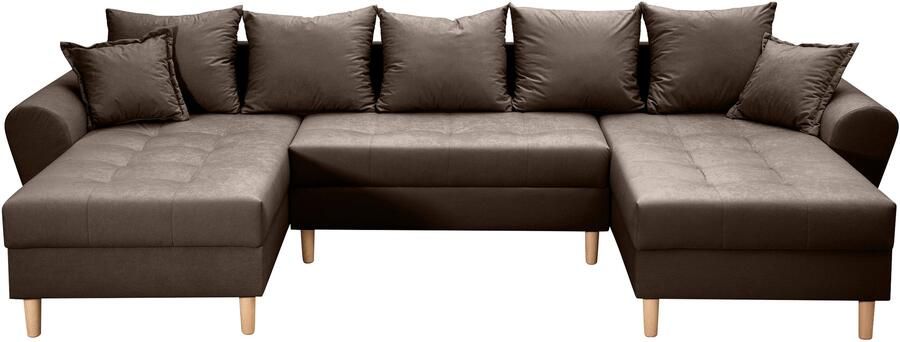 COLLECTION AB Zithoek Raisa U-vorm met vering kussens en stiksels in het zitgebied - Foto 6