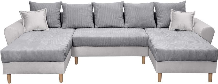 COLLECTION AB Zithoek Raisa U-vorm met vering kussens en stiksels in het zitgebied - Foto 8