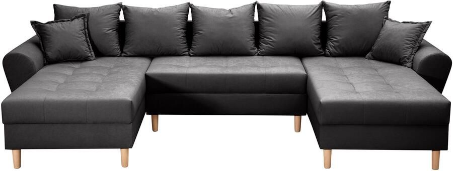 COLLECTION AB Zithoek Raisa U-vorm met vering kussens en stiksels in het zitgebied - Foto 6