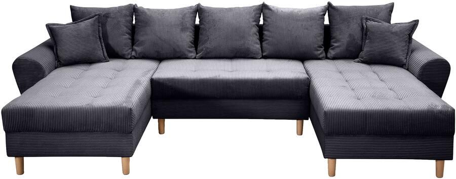 COLLECTION AB Zithoek Raisa U-vorm met vering kussens en stiksels in het zitgebied - Foto 6