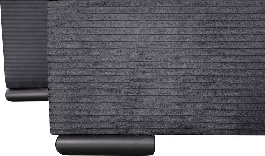 COLLECTION AB Zithoek XL-Josy U-vorm breedte 313 cm cord- mix incl. bedfunctie bedlade met 4 gelijk grote rugkussens - Foto 9