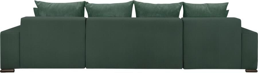 COLLECTION AB Zithoek XL-Josy U-vorm breedte 313 cm cord- mix incl. bedfunctie bedlade met 4 gelijk grote rugkussens - Foto 18