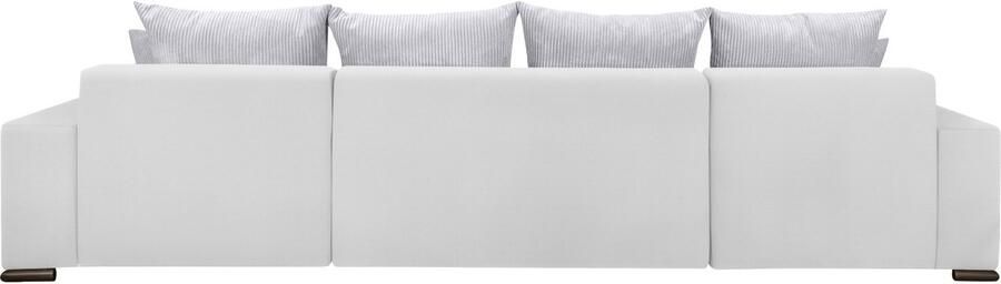 COLLECTION AB Zithoek XL-Josy U-vorm breedte 313 cm cord- mix incl. bedfunctie bedlade met 4 gelijk grote rugkussens - Foto 17