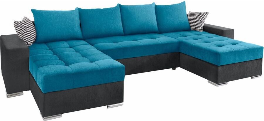 COLLECTION AB Zithoek XL-Josy U-vorm breedte 313 cm kunstleer-mix microvezel - Foto 4