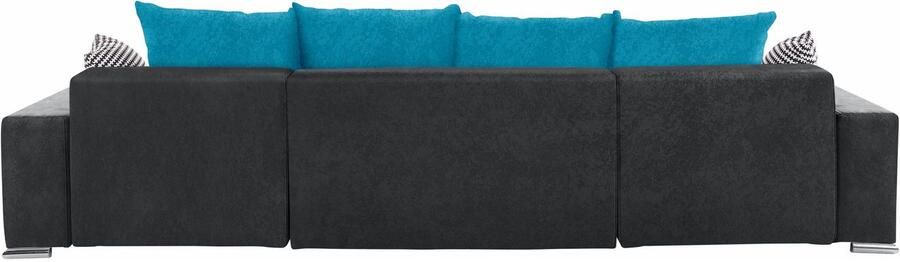 COLLECTION AB Zithoek Josy XL U-vorm breedte: 313 cm incl. bedfunctie bedlade met 4 gelijk grote rugkussens - Foto 7