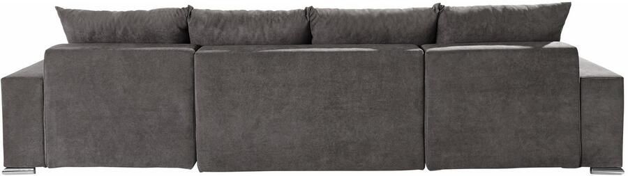 COLLECTION AB Zithoek XL-Josy U-vorm breedte 313 cm platweefsel structuur kunstleer - Foto 12