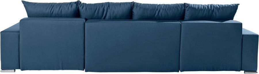 COLLECTION AB Zithoek Josy XL U-vorm breedte: 313 cm incl. bedfunctie bedlade met 4 gelijk grote rugkussens