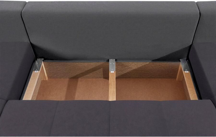 COLLECTION AB Zithoek XXL-Josy U-vorm breedte 333 cm met 2 recamieren 77 & 97 cm - Foto 3