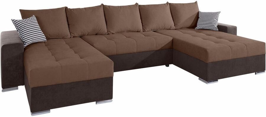 COLLECTION AB Zithoek Josy XXL U-vorm B: 333 cm met 2 chaise longues 77 & 97 cm - Foto 5