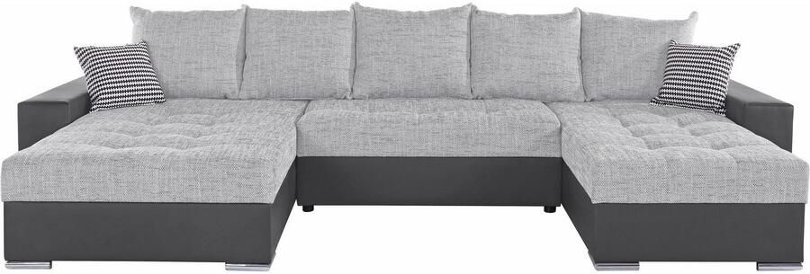 COLLECTION AB Zithoek XXL-Josy U-vorm breedte 333 cm met 2 recamieren 77 & 97 cm - Foto 11