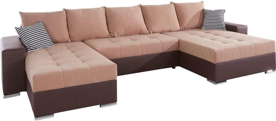 COLLECTION AB Zithoek Josy XXL U-vorm B: 333 cm met 2 chaise longues 77 & 97 cm - Foto 10