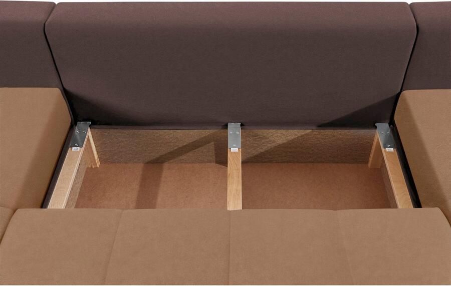 COLLECTION AB Zithoek Josy XXL U-vorm B: 333 cm met 2 chaise longues 77 & 97 cm - Foto 8