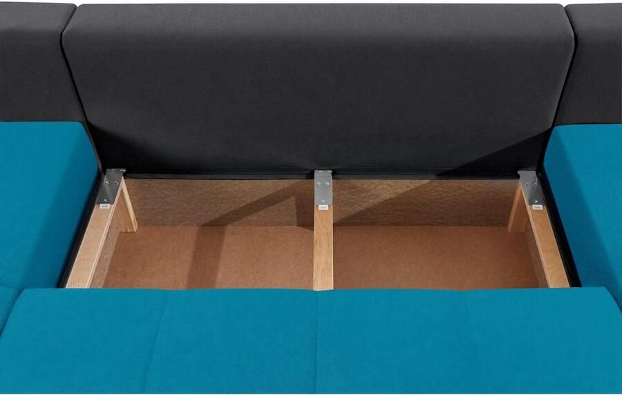 COLLECTION AB Zithoek XXL-Josy U-vorm breedte 333 cm met 2 recamieren 77 & 97 cm - Foto 2