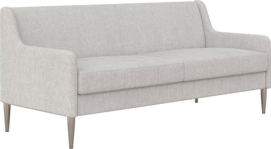CosmoLiving by Cosmopolitan 3-zitsbank Virginia Weefstof zacht verdikte zitting en rugleuning poten van staal zithoogte 42 5 cm (1 stuk) - Foto 7