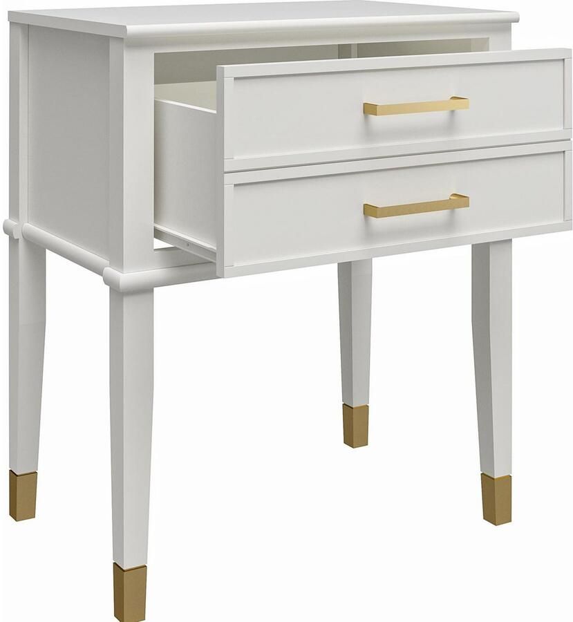CosmoLiving by Cosmopolitan Bijzettafel Westerleigh 1 lade van gemakkelijk te onderhouden mdf poten van massief hout hoogte 72 cm (1 stuk) - Foto 8