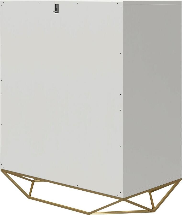 CosmoLiving by Cosmopolitan Blair ladekast met 3 lades. Wit - Foto 3