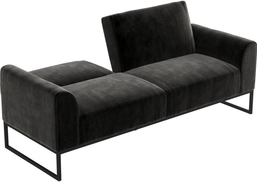 CosmoLiving by Cosmopolitan Slaapbank Adley Veloursstof slaapfunctie rugleuning 2-delig zithoogte 47 5 cm (1 stuk) - Foto 9