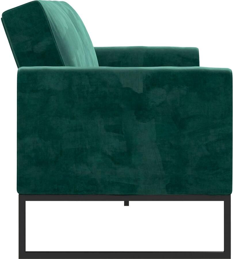 CosmoLiving by Cosmopolitan Slaapbank Adley Veloursstof slaapfunctie rugleuning 2-delig zithoogte 47 5 cm (1 stuk) - Foto 5