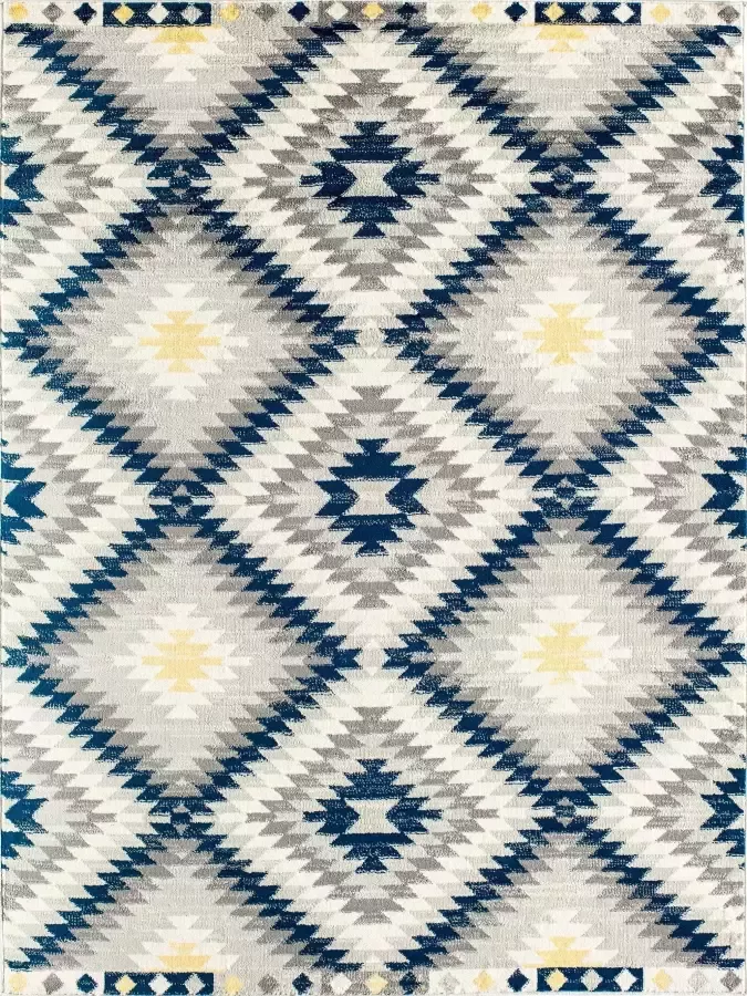 CosmoLiving by Cosmopolitan Vloerkleed Bodrum Kilim Kelim look woonkamer