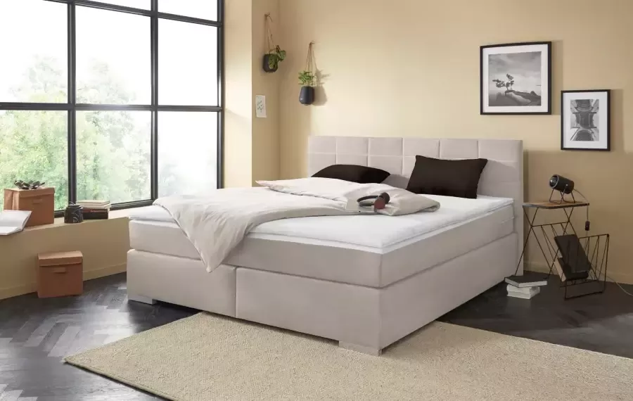 COTTA Boxspring Simba optioneel met matras en matrastopper verkrijgbaar