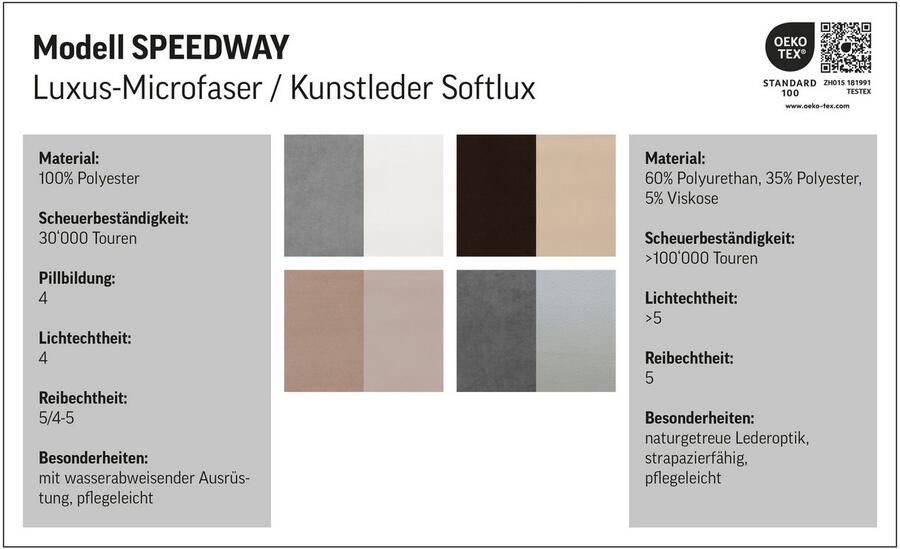 COTTA 2 5-zitsbank Speedway Big-sofa met verstelbare rugleuning - Foto 3