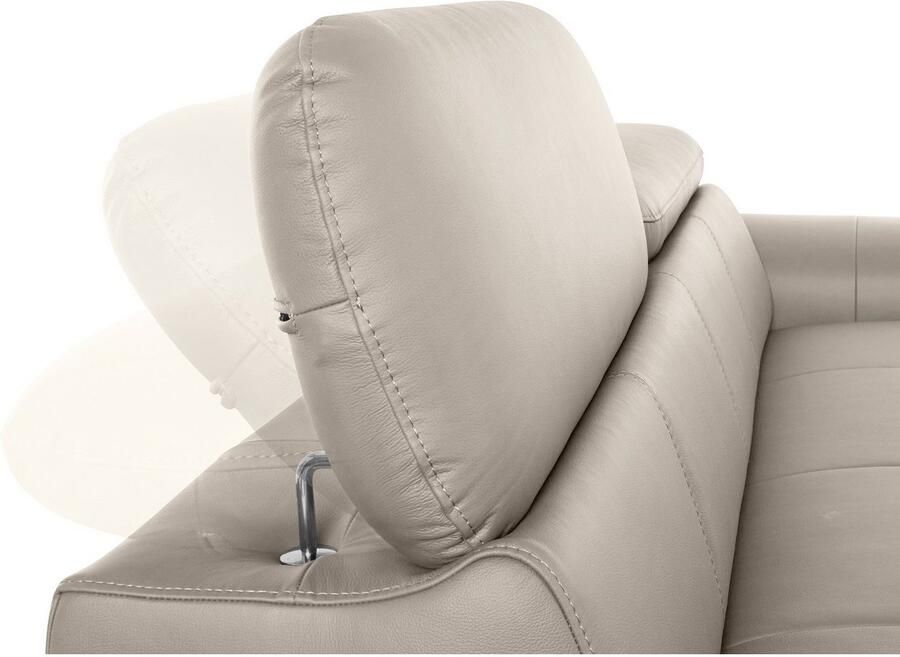 COTTA 2-zitsbank Chef 2-zitsbank met elegante stiksels bodemvrijheid 12 5 cm - Foto 2