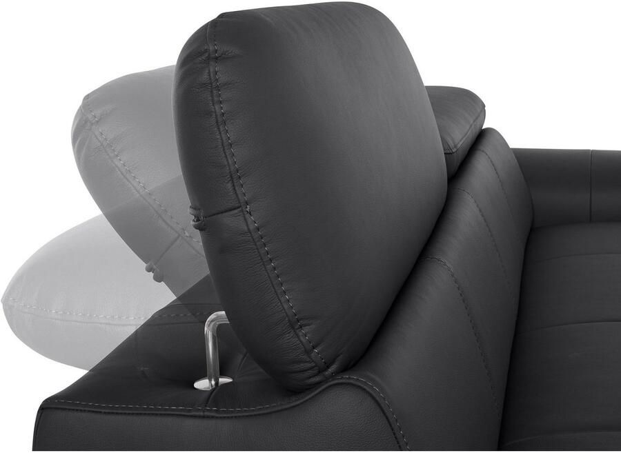 COTTA 2-zitsbank Chef 2-zitsbank met elegante stiksels bodemvrijheid 12 5 cm - Foto 2