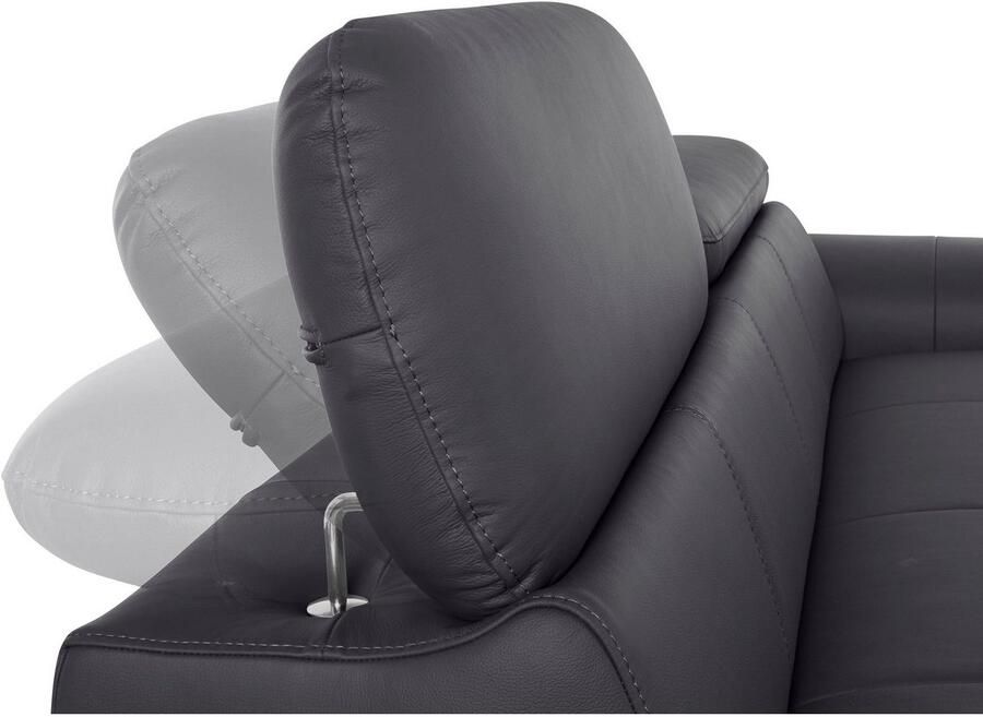 COTTA 2-zitsbank Chef 2-zitsbank met elegante stiksels bodemvrijheid 12 5 cm - Foto 2