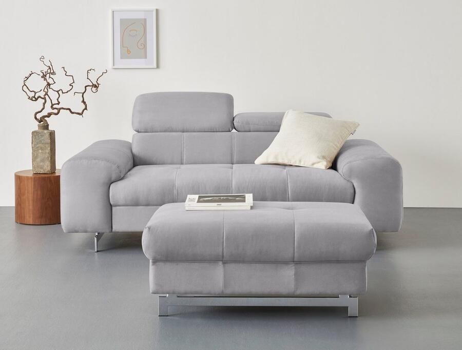 COTTA 2-zitsbank Chef 2-zitsbank met elegante stiksels bodemvrijheid 12 5 cm - Foto 3