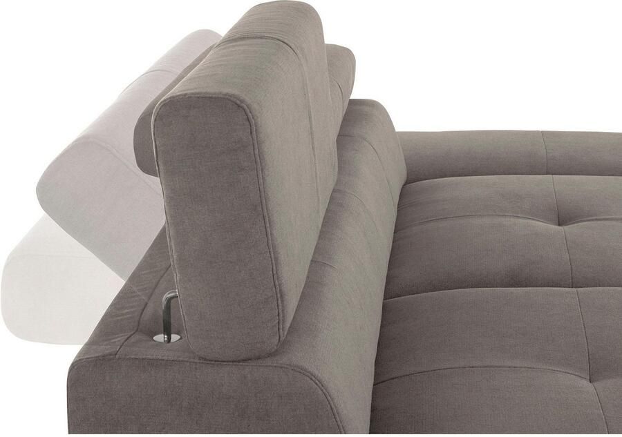 COTTA 2-zitsbank Enterprise Big-sofa met verstelbare armleuning en rugleuning
