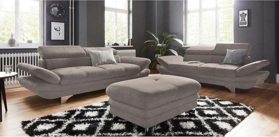 COTTA 3-zitsbank Enterprise Big-sofa met verstelbare armleuning en rugleuning - Foto 7