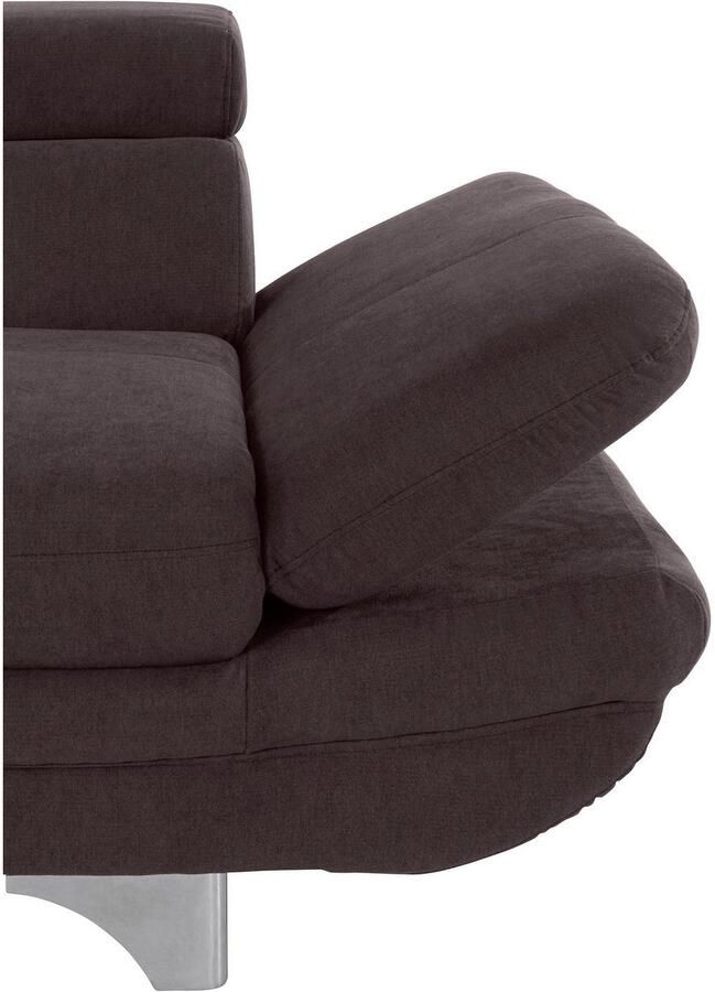 COTTA 2-zitsbank Enterprise Big-sofa met verstelbare armleuning en rugleuning