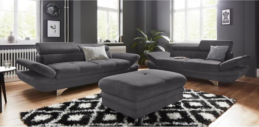 COTTA 2-zitsbank Enterprise Big-sofa met verstelbare armleuning en rugleuning - Foto 7