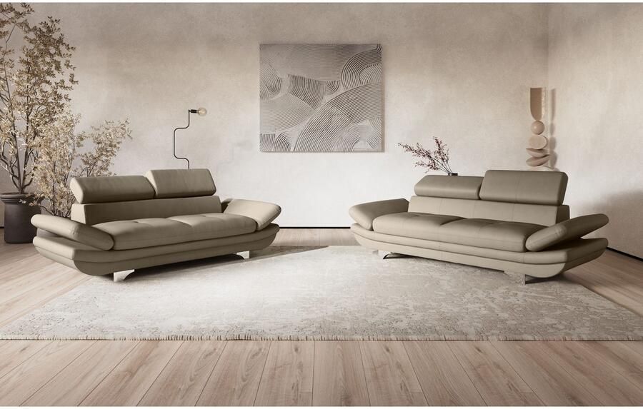 COTTA 2-zitsbank Enterprise Big-sofa met verstelbare armleuning en rugleuning
