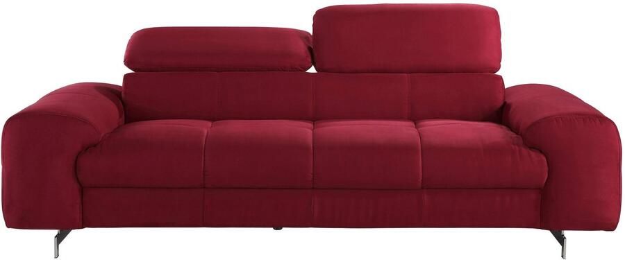 COTTA 3-zitsbank Chef Big-sofa met verstelbare rugleuning elegante metalen poten - Foto 14