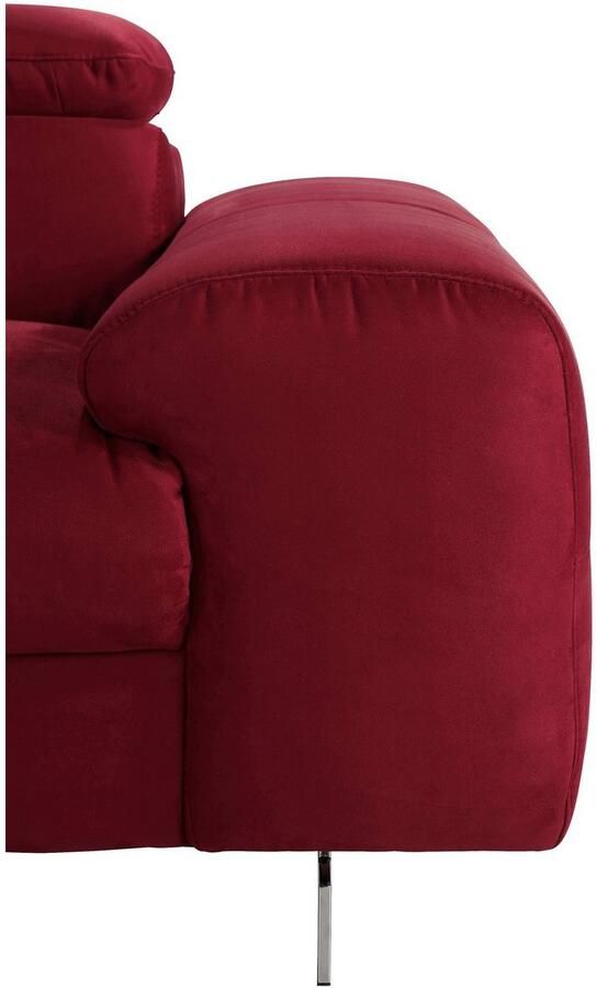 COTTA 3-zitsbank Chef Big-sofa met verstelbare rugleuning elegante metalen poten - Foto 10