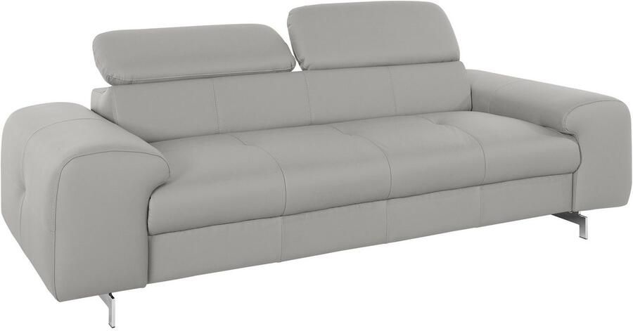 COTTA 3-zitsbank Chef Big-sofa met verstelbare rugleuning elegante metalen poten - Foto 7