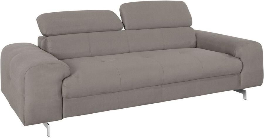 COTTA 3-zitsbank Chef Big-sofa met verstelbare rugleuning elegante metalen poten - Foto 8