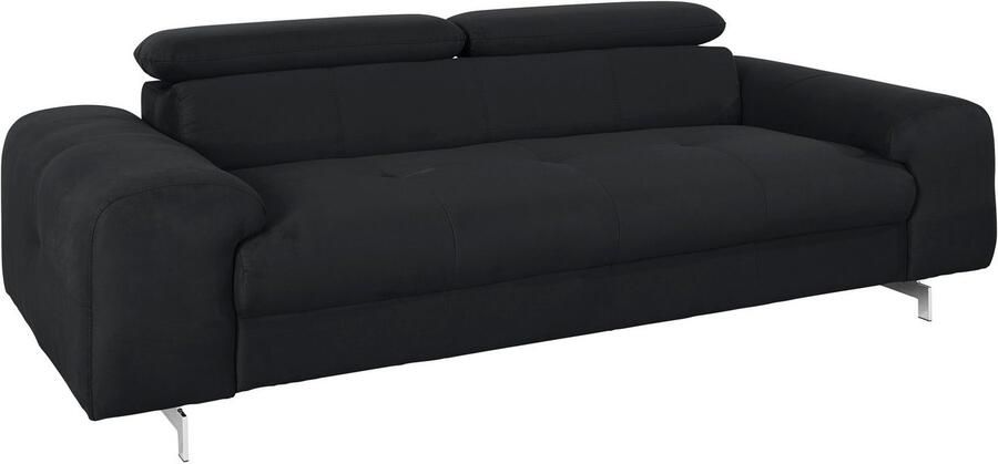 COTTA 3-zitsbank Chef Big-sofa met verstelbare rugleuning elegante metalen poten - Foto 10