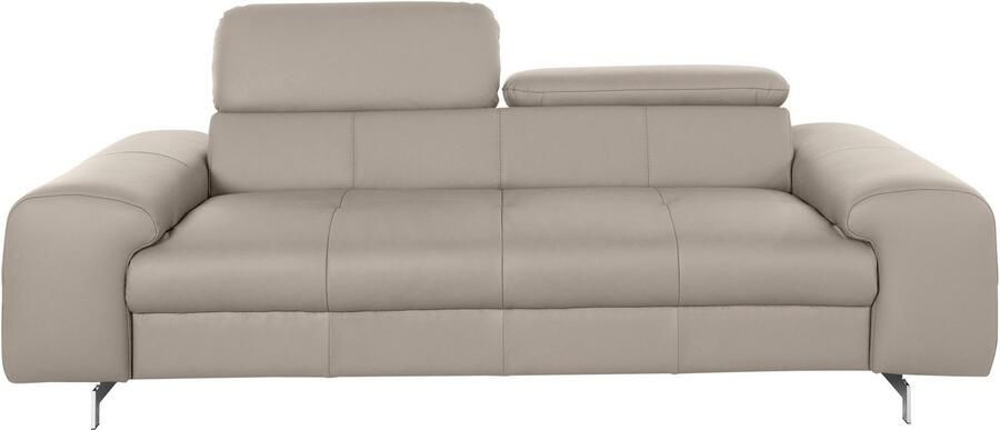 COTTA 3-zitsbank Chef Big-sofa met verstelbare rugleuning elegante metalen poten - Foto 10