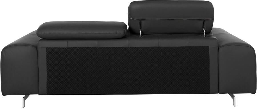 COTTA 3-zitsbank Chef Big-sofa met verstelbare rugleuning elegante metalen poten - Foto 11