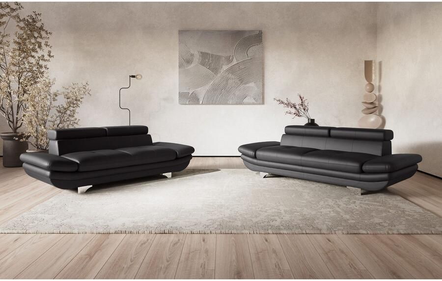 COTTA 3-zitsbank Enterprise Big-sofa met verstelbare armleuning en rugleuning