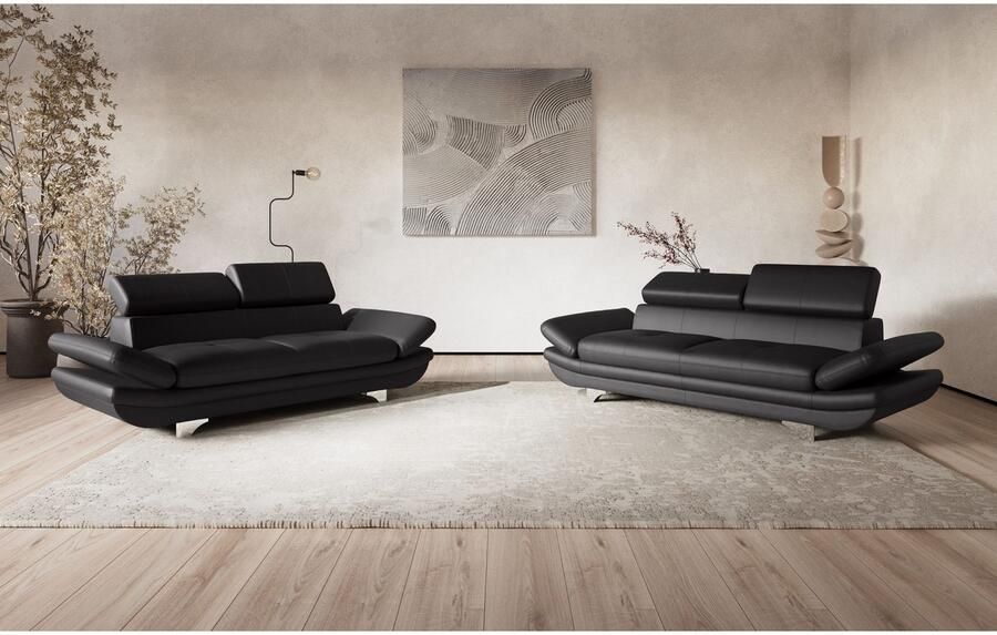 COTTA 3-zitsbank Enterprise Big-sofa met verstelbare armleuning en rugleuning - Foto 6