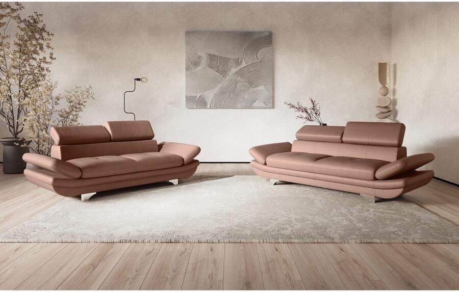 COTTA 2-zitsbank Enterprise Big-sofa met verstelbare armleuning en rugleuning