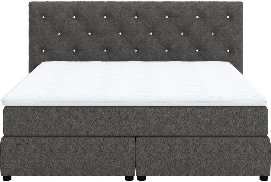 COTTA Boxspring Castlerock met strass-steentjes in het hoofdeinde incl. topper - Foto 9