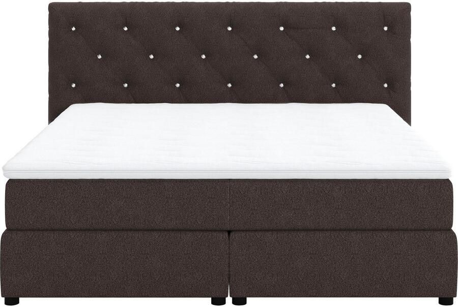 COTTA Boxspring Castlerock met strass-steentjes in het hoofdeinde incl. topper - Foto 9