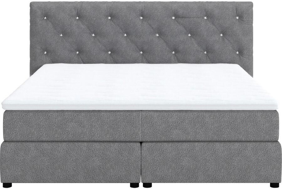 COTTA Boxspring Castlerock met strass-steentjes in het hoofdeinde incl. topper - Foto 9
