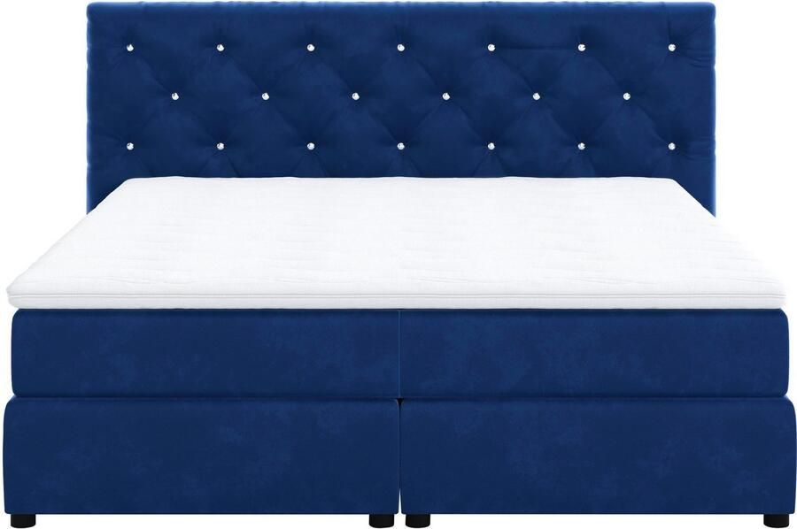 COTTA Boxspring Castlerock met strass-steentjes in het hoofdeinde incl. topper - Foto 9
