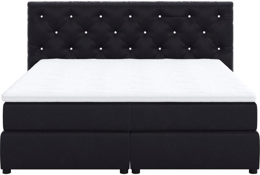 COTTA Boxspring Castlerock met strass-steentjes in het hoofdeinde incl. topper - Foto 9