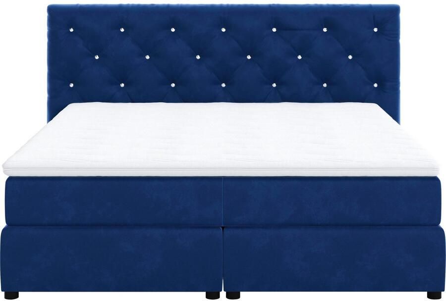 COTTA Boxspring Castlerock met strass-steentjes in het hoofdeinde incl. topper - Foto 9